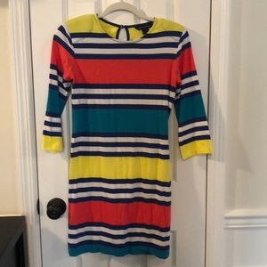 French connection striped jersey dress